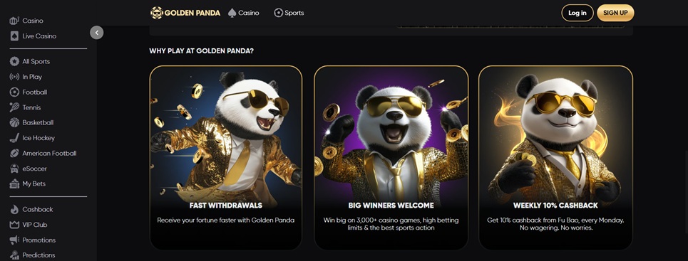Golden-panda